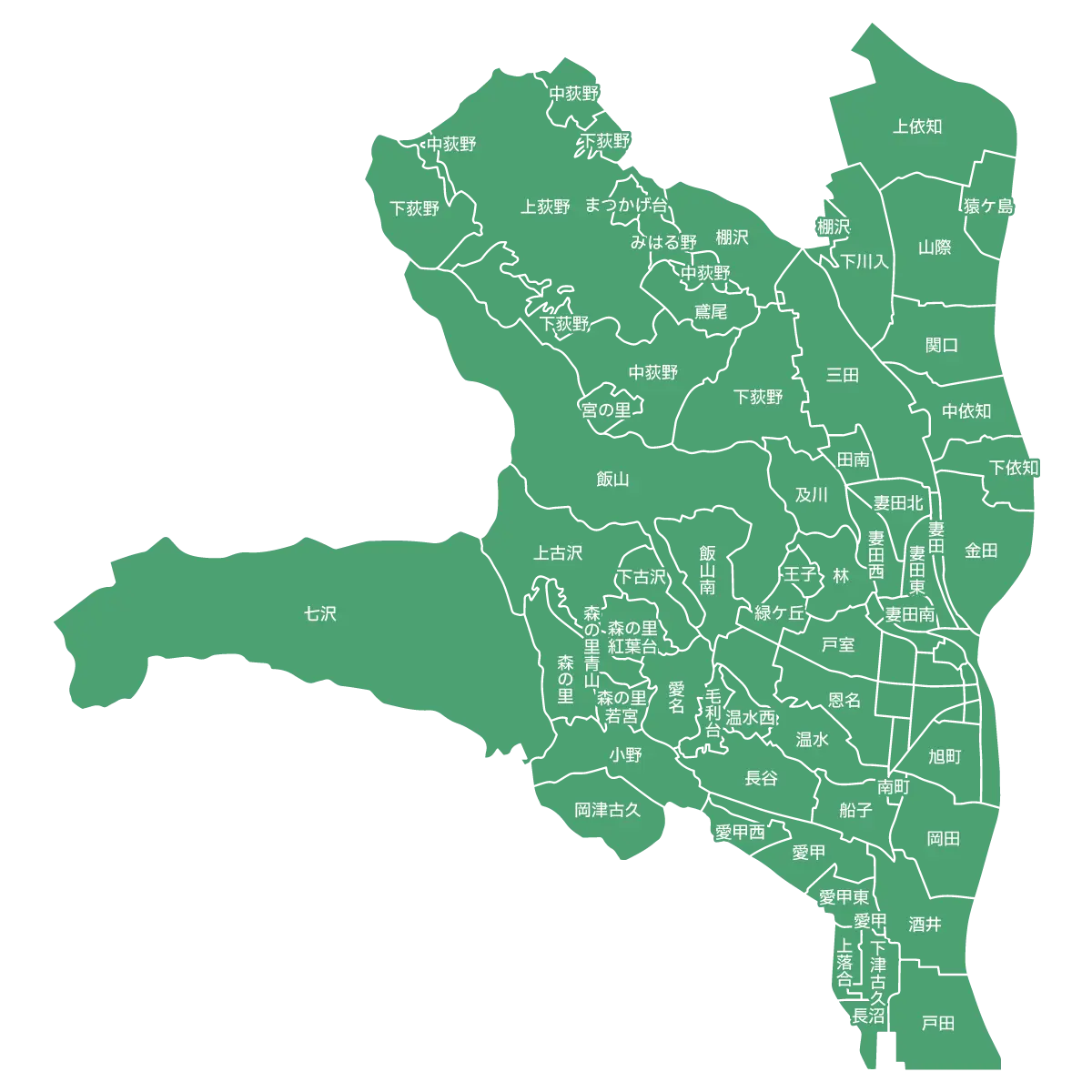 厚木市地図